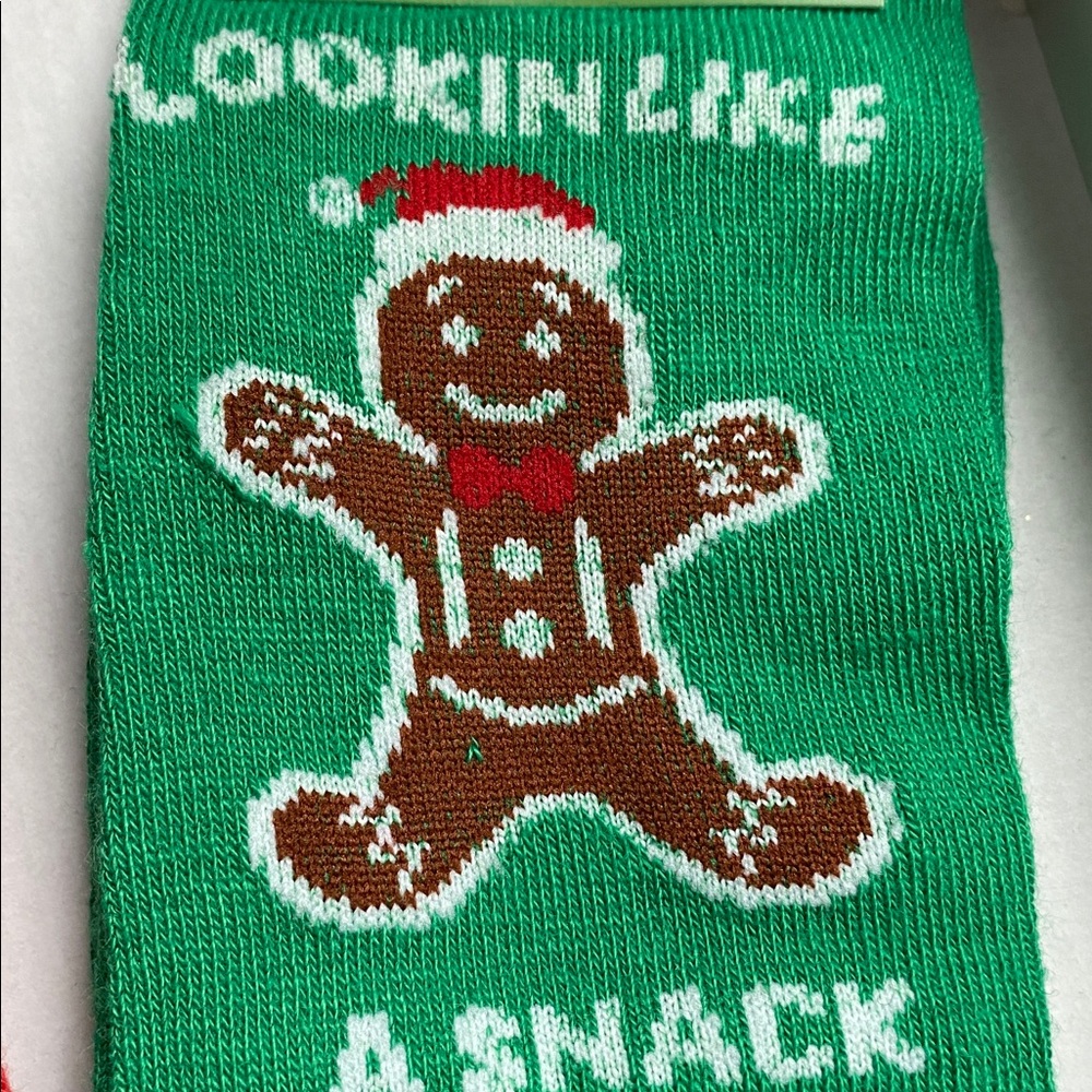 Tipsy Elves Gingerbread Holiday Socks